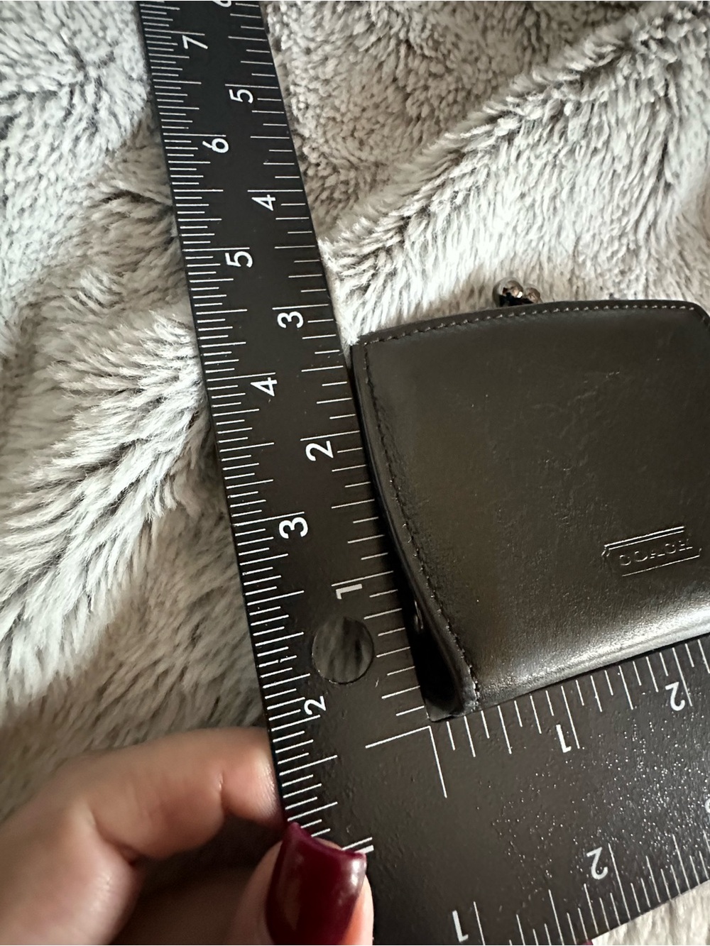 Coach Framed Kisslock Coin Case - Picture 14 of 15